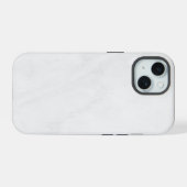 ホワイトマーブル iPhone 15ケース (裏面横)