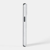 ホワイトマーブル iPhone 15ケース (右側面)