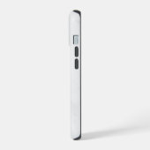 ホワイトマーブル iPhone 15ケース (左側面)