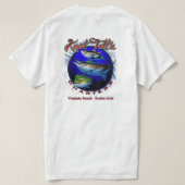 ホワイトマーリンリップアートロゴTシャツ Tシャツ (デザイン裏面)