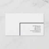 ホワイトミニマエレガントリストモダン平野 名刺 (裏面)