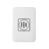 ホワイトミニマリスト | プロフェッショナルカスタム事業 バスマット (正面縦)