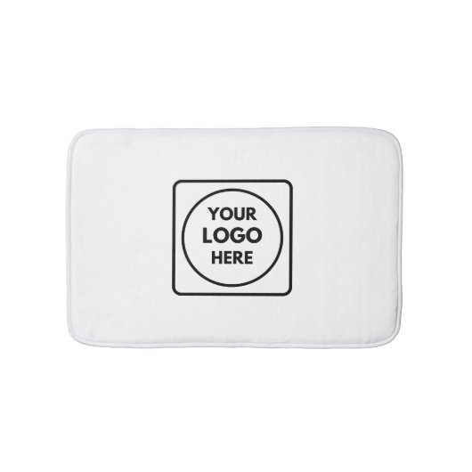 ホワイトミニマリスト | プロフェッショナルカスタム事業 バスマット (正面)