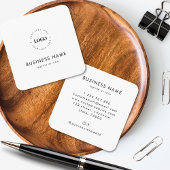 ホワイトミニマルカスタムリストプロフェッショナル会社 スクエア名刺