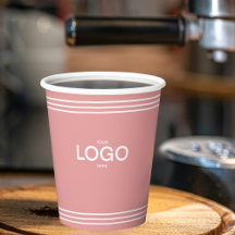 ホワイトミニマルストライプカスタム赤面のロゴ