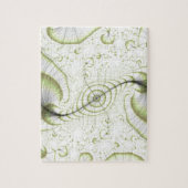 ホワイトミニマル華美デザインギフトアクセサリー ジグソーパズル (縦)