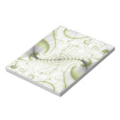 ホワイトミニマル華美デザインギフトアクセサリー ノートパッド (回転)