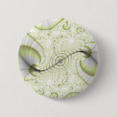 ホワイトミニマル華美デザインギフトアクセサリー 缶バッジ (正面)