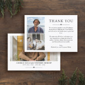 ホワイトミニマル3枚悔やみや弔慰ありがとう サンキューカード