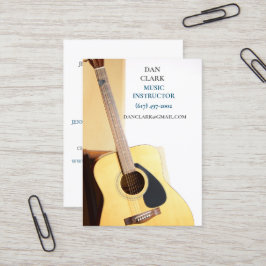 ホワイトミュージック先生/ミュージシャン/アコースティックギター 名刺