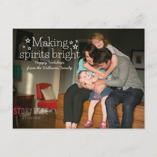 ホワイトメイキングスピリッツ明るい休日の写真はがき シーズンポストカード (正面)