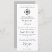 ホワイトメカスタムニュー上のモダンロゴ メニュー (正面/裏面)