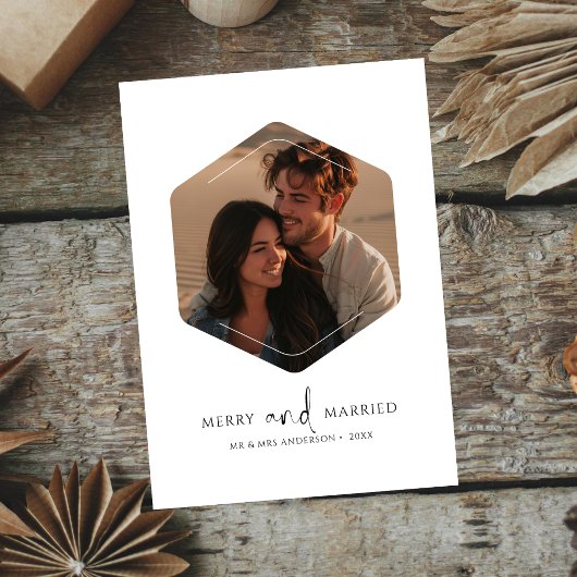 ホワイトメリーとク結婚したリスマスポリゴンフォト シーズンカード