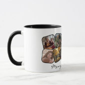 ホワイトメリークリスマス10フォトコラージュ マグカップ (左)