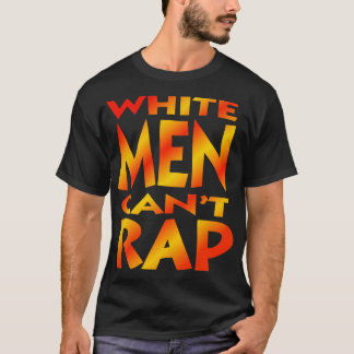 ホワイトメンズラップのー Tシャツ
