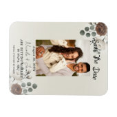 ホワイトモカモダンクリームフローラ保存日 マグネット (横)