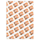 ホワイトモダングラフィティサンクスギビング秋秋 テーブルクロス (正面)