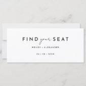 ホワイトモダンスクリプぶら下がったトのシーティンググラフヘッダー (裏面)