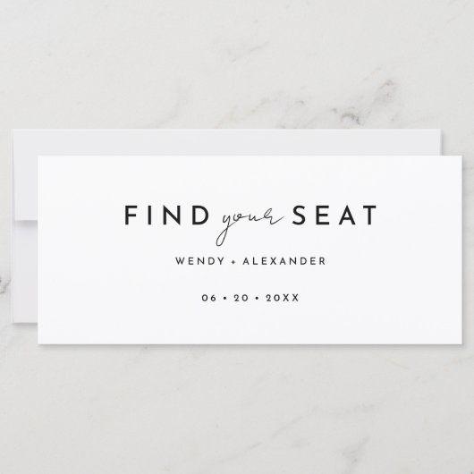 ホワイトモダンスクリプぶら下がったトのシーティンググラフヘッダー (正面)