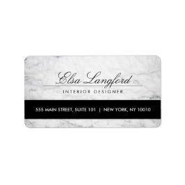 ホワイトモダンマーブルラグジュアリーデザイナー住所 シール