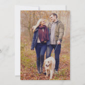 ホワイトモダン秋テラコッタフローラズ 招待状 (裏面)