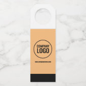 ホワイトモダン・ピーチ・ブラック・カンパニー・ロゴWebサイト ボトルネックタグ (裏面)