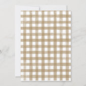 ホワイトモダン&金ゴールド書道ブライダルシャワー 招待状 (裏面)