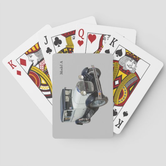 ホワイトモデルA遊のカード トランプ (裏面)