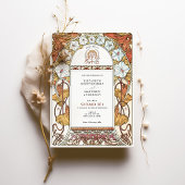 ホワイトモーニンググラリズ&オレンジリリー結婚ズ 招待状