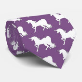 ホワイトユニコーンシルエット ネクタイ (ロール)