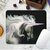 ホワイトユニコーンパープル マウスパッド