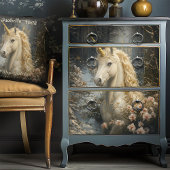 ホワイトユニコーンピンクオーキズウィンターフェアヤタリーホース 薄葉紙