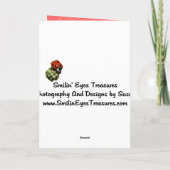 ホワイトユニコーンファンタジーアートフォトカード カード (裏面)