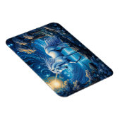 ホワイトユニコーンファンタジー満月 マグネット (右側)