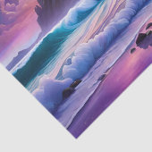 ホワイトユニコーンファンタジー熱帯ビーチ 薄葉紙 (詳細)