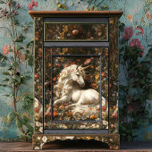 ホワイトユニコーンフローラメドウファンタジーアートフェアユタレ 薄葉紙