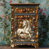 ホワイトユニコーンフローラメドウファンタジーアートフェアユタレ 薄葉紙