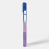 ホワイトユニコーン威厳のあるレインボーグリッターキラキラ Case-Mate iPhoneケース (裏面 / 左)