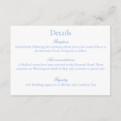 ホワイトユニコーン愛のカップル エンクロージャーカード (正面)