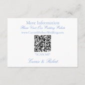 ホワイトユニコーン愛のカップル エンクロージャーカード (裏面)