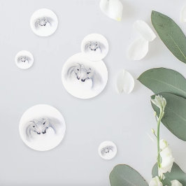 ホワイトユニコーン愛のカップル コンフェッティ