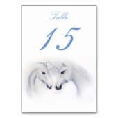 ホワイトユニコーン愛のカップル テーブルナンバー (裏面)