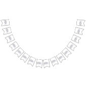 ホワイトユニコーン愛のカップル バンティングフラッグ (全)