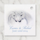 ホワイトユニコーン愛のカップル フェイバータグ (裏面)