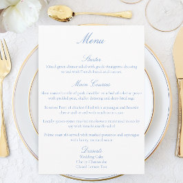 ホワイトユニコーン愛のカップル メニュー