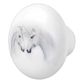 ホワイトユニコーン セラミックノブ (右)