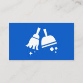 ホワイトユニーク&ブルーメイドハウスクリーニング 名刺 (裏面)