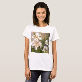 ホワイトユリTシャツ Tシャツ (正面フル)