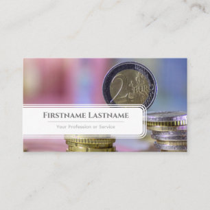 ホワイトユーエレガントロ通貨金融専門家 名刺