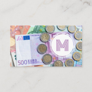 ホワイトユーエレガントロ通貨金融専門家 名刺